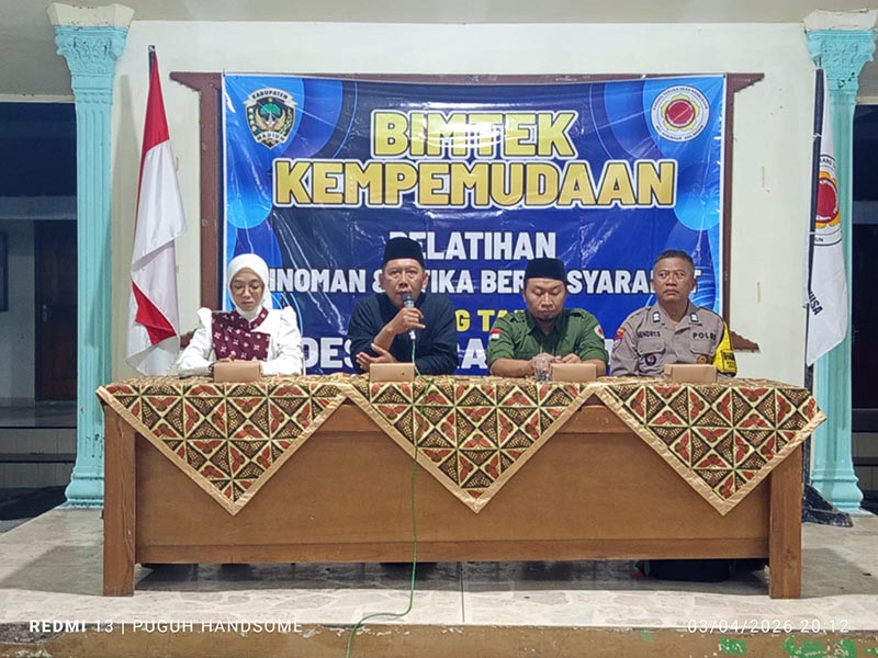 Karang Taruna Desa Krandegan Gelar Bimtek Kepemudaan, Tekankan Etika dan Peran Pemuda di Masyarakat